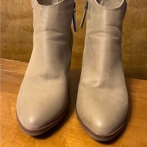 MIA Beige Ankle Booties